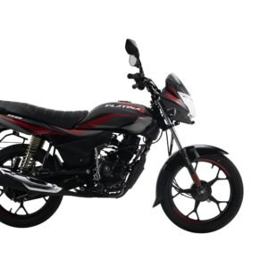About bajaj platina 110 es drum motorcycle/motorbike black red ex showroom